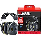 3M WorkTunes Connect Wireless Hearing Protector with Bluetooth Technology, Bluetooth Hearing Protection with a 26 dB Noise Reduction Rating