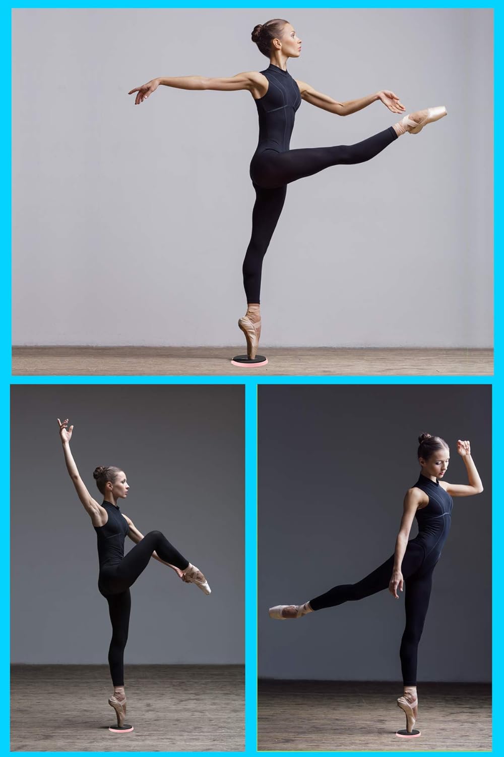 Gymnastics and Figure Skating Turns and Dance Spinning Balance Turn