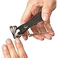 EZ Grip 360 Degree Rotary Stainless Steel Sharp Blade Fingernail Toenail Clipper, Trimmer And Cutter