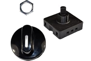 HQRP 3-Speed 4-Position Rotary Switch compatible with Oven, Juicer, Electric Heater, Blower, Range Hood, Humidifier, Massage Equipment 10AMP 120V