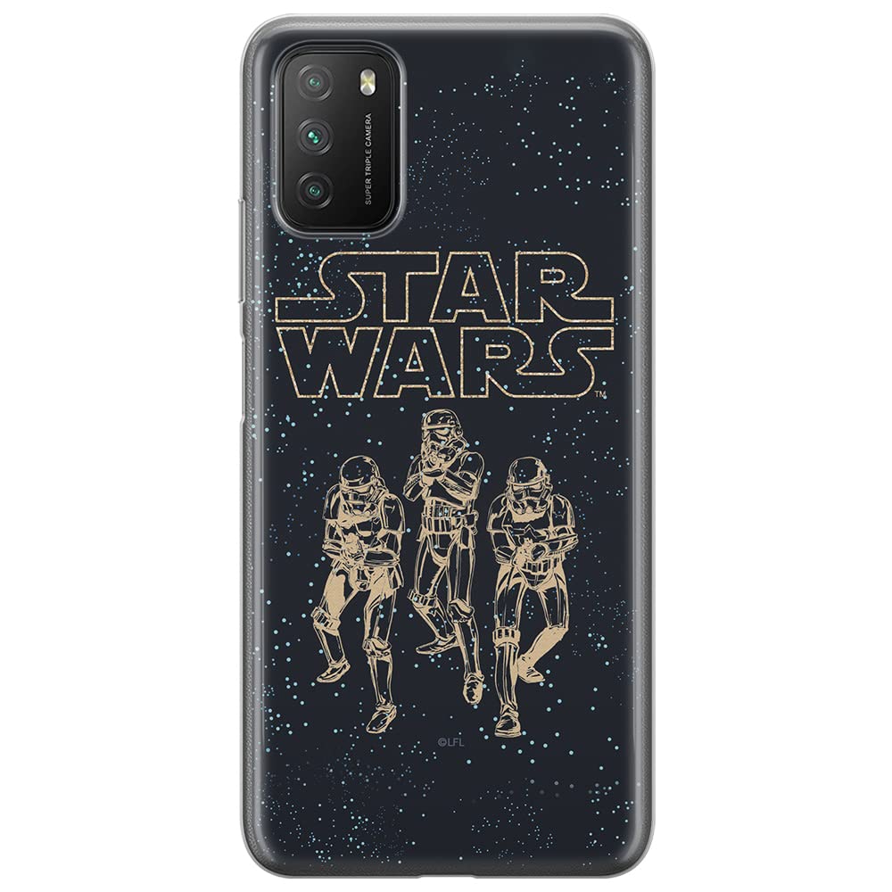ERT GROUP mobile phone case for Xiaomi REDMI 9T original and officially Licensed Star Wars pattern 005 optimally adapted to the shape of the mobile phone, case made of TPU