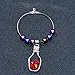 litmage Wine Glass Charms (tag/markers) Wine Charms Set (set of 8 diamonds) Bling Bling Diamonds Summer Sprinng Beach Gifts