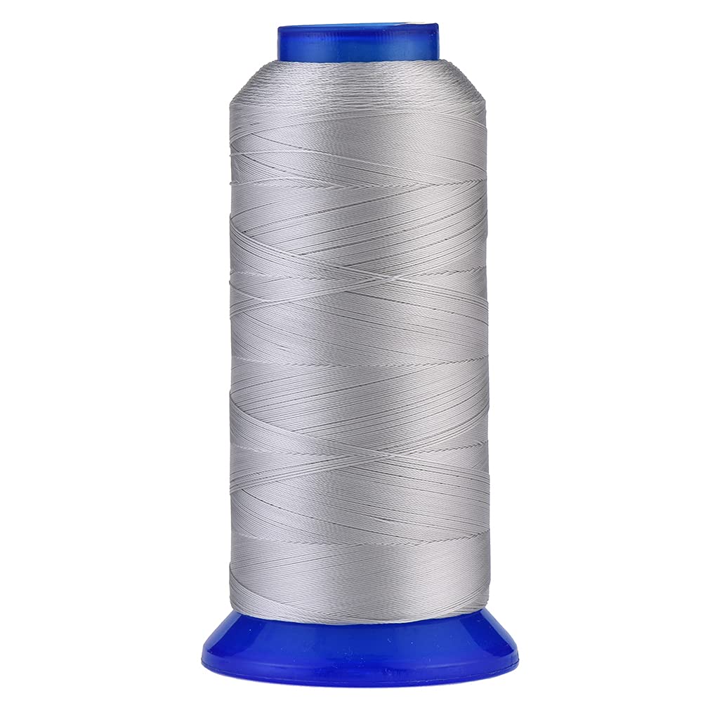 Selric [1500Yards/130g/21 Colors Available] UV resistant High Strength Polyester Thread #69 T70 Size 210D/3 for Upholstery, Outdoor Market, Drapery, Beading, Purses, Leather (Silver) — image 1