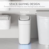 ELPHECO Automatic Trash Can 2.5 Gallon Slim Sensor Bathroom Bin 9L IPX5 view 3