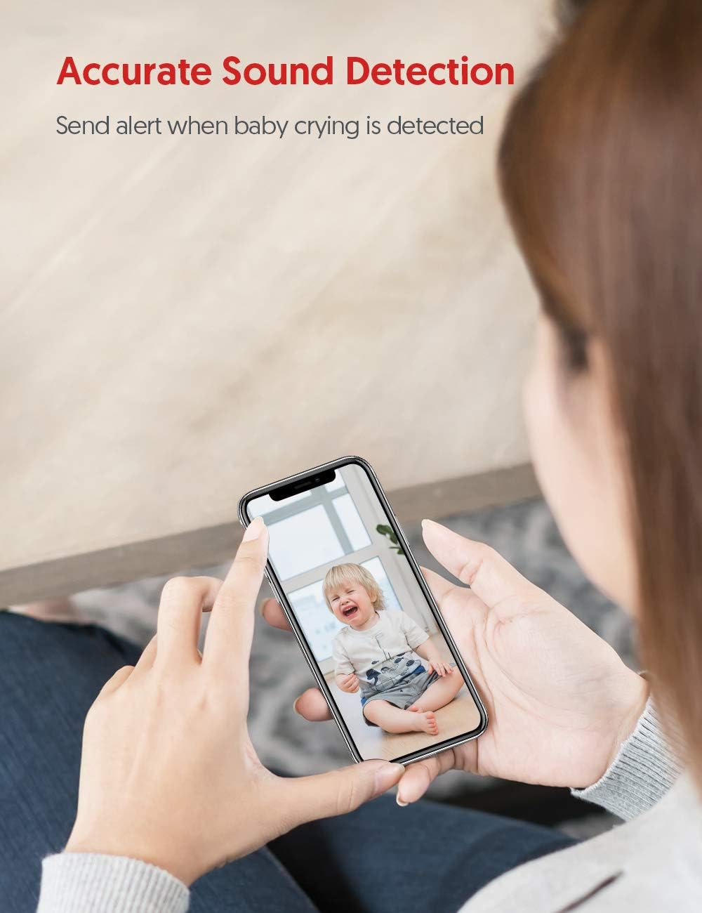 Baby Monitor, Victure 1080P WiFi Indoor Security Camera, Motion Tracking, Motion/Sound Detection, Night Vision,Two-Way Audio, Pan/Tilt, TF Slot/Cloud Storage Works with Alexa: Camera & Photo