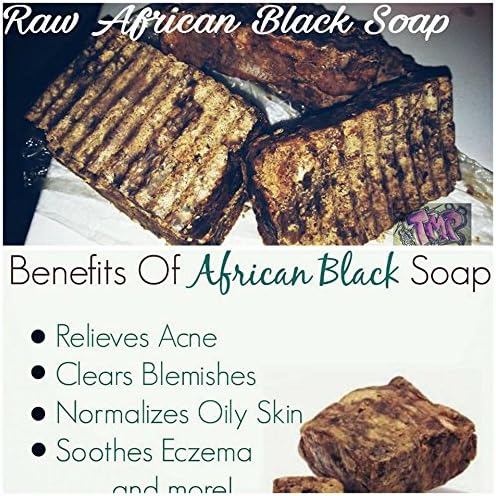 Raw African Black Soap