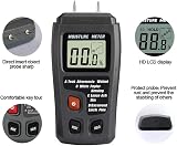 Fgbetcv Wood Moisture Meter LCD Display Tester for Logs Firewood Paper Cardboard view 7