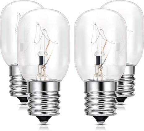 Amazon Com 8206232a Microwave Light Bulb E17 Thread Microwave Replacement Compatible With Maytag Replace For 8206232a 1890433 8206232 Ap4512653 4 Pack Kitchen Dining