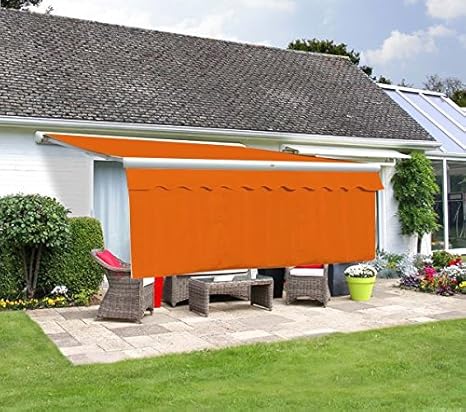 Primrose Volant-Rollo, Terrakotta, 330cm x 100cm