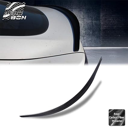 Amazoncom Aerobon Real Carbon Fiber Trunk Spoiler For 2012