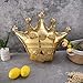 Zonon 6 Pieces Crown Balloons Golden Metallic Foil Balloons for Baby Shower Wedding Birthday Party Decorations, 2 Sizes