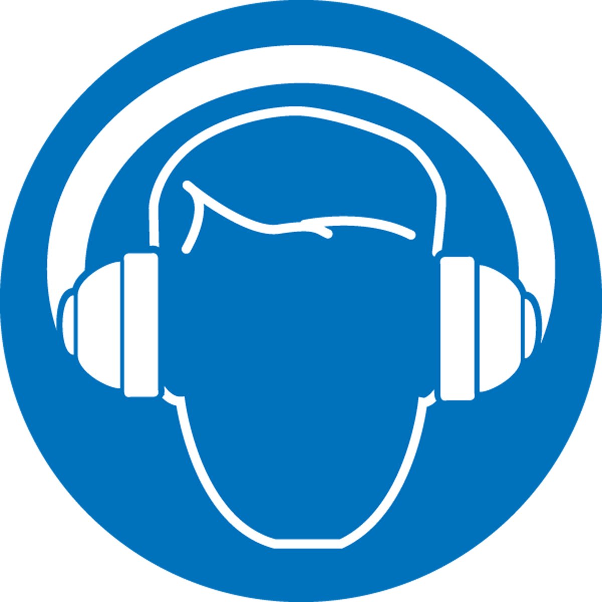 Afbeeldingsresultaat voor wear hearing protection sign"