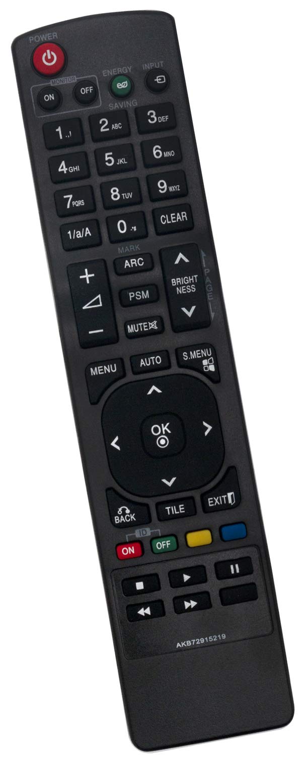 ALLIMITY AKB-72915219 Remote Control Replace for LG Smart TV 47LD428 47LD450N 47LD458 47LD465 47LD650N 47LD750N 47LD920 47LD950 47LE5300 47LE5308 47LE5500 47LE5510 47LE5800 47LE5810