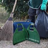 ACCURATE Set of 2 Leaf Grabbers Forest Green Lightweight Durable 45x41x6.4cm view 9