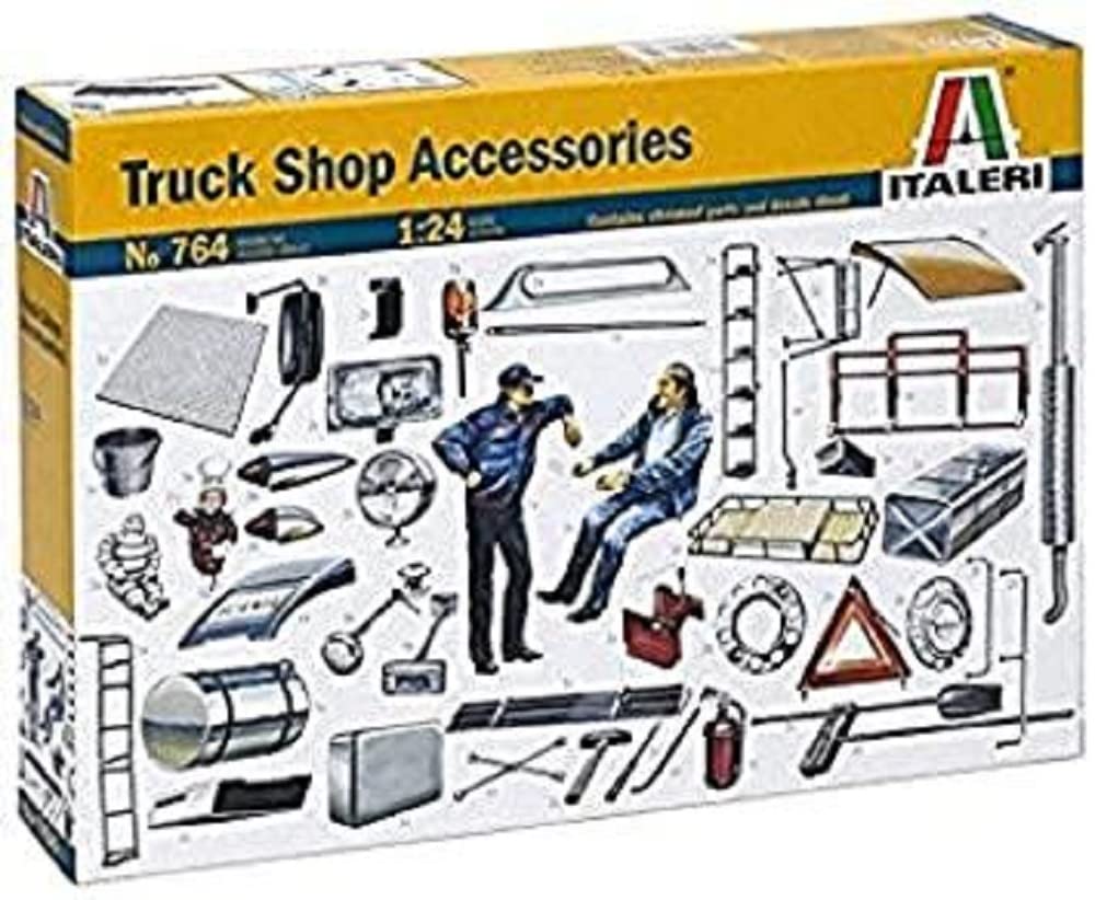 Italeri 0764 Truck Shop Accessories, Scale 1:24, Plastic Model Kit