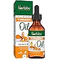 Turmeric Oil for Face & Body - All Natural Turmeric Skin Brightening Serum for Dark Spots - Cleanses Skin, Fights Acne, Evens Tone, Scars - Pure Handcrafted Turmeric Oil Skincare Made in the USA