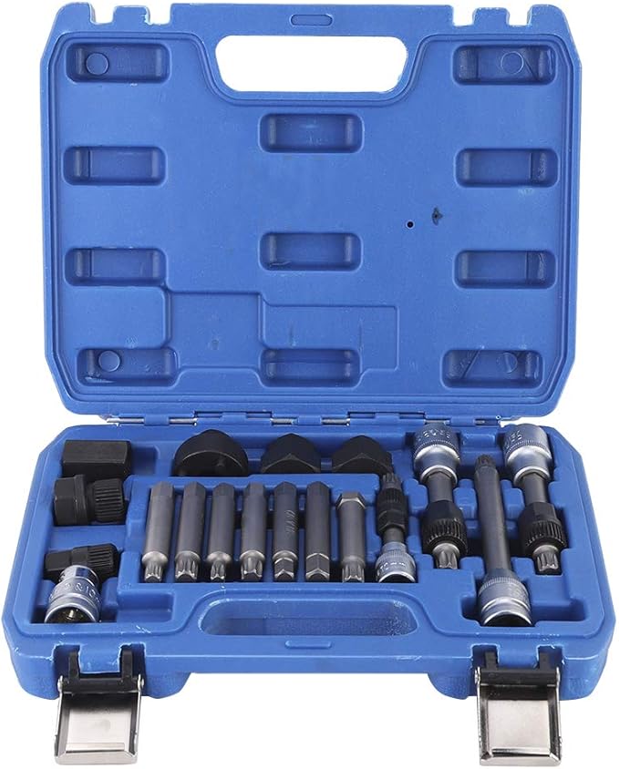 Akozon Ausbau-Set für Riemenscheiben 18-teilig/Satz Generator