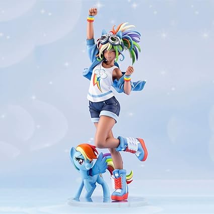 Amazon Csyueshsbd マイリトルポニー図rainbow Dash レインボーダッシュ 擬人化 1 7スケールアニメーション図スタチュー C S ホーム キッチン