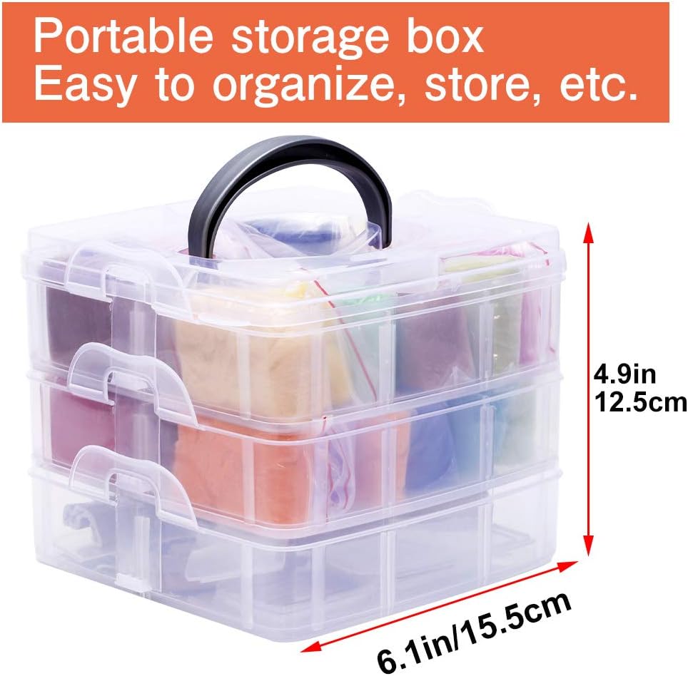 Qzma Needle Felting Kit, Needle Felting Kits for Beginners 24 Colors Wool Roving - Image 4