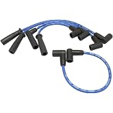 NGK (53186) RC-CRX023 Spark Plug Wire Set, Blue | Replaces 671-4070 671-4080 9285 09285 86614 96614 7497 2416 2419 127474 134003 134004 134015 700116 700443 CH7474 35-4140.