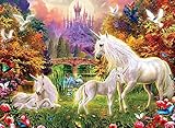 Unicorns The Castle Unicorns Jigsaw Puzzle
