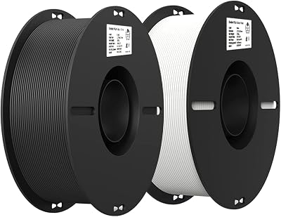 Creality Ender PLA Filament 1.75mm 2kg Spool White Black 0.03mm Tolerance
