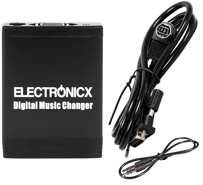 Electronicx Digitaler Auto-Musik-Wechsler DMC USB MP3 AUX SD CD-Adapter Radio Stereosystem Originalradio YTM06-JVC