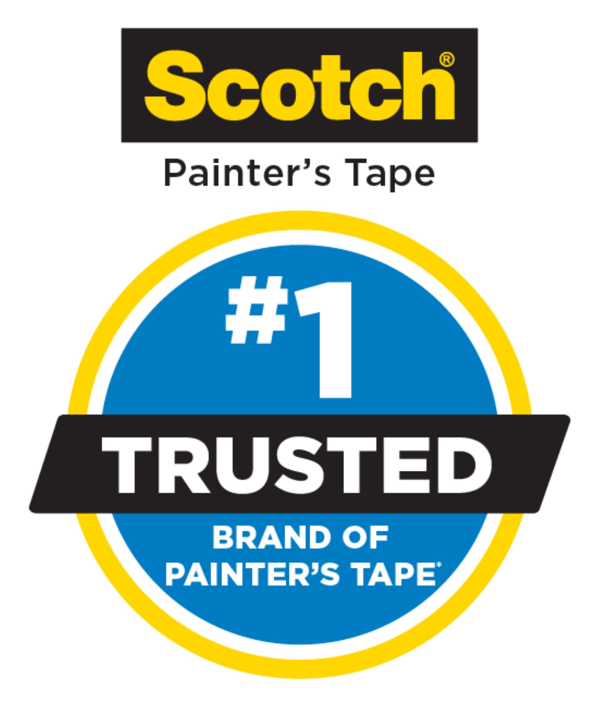 ScotchBlue Original Multi-Surface Painters Tape, 1 Inch Wide (0.94 In. x 60 Yds), 6 Rolls, Blue Paint Tape Protects Surfaces and Removes Easily, Masking Tape for Indoor and Outdoor Use (2090-24EP6)