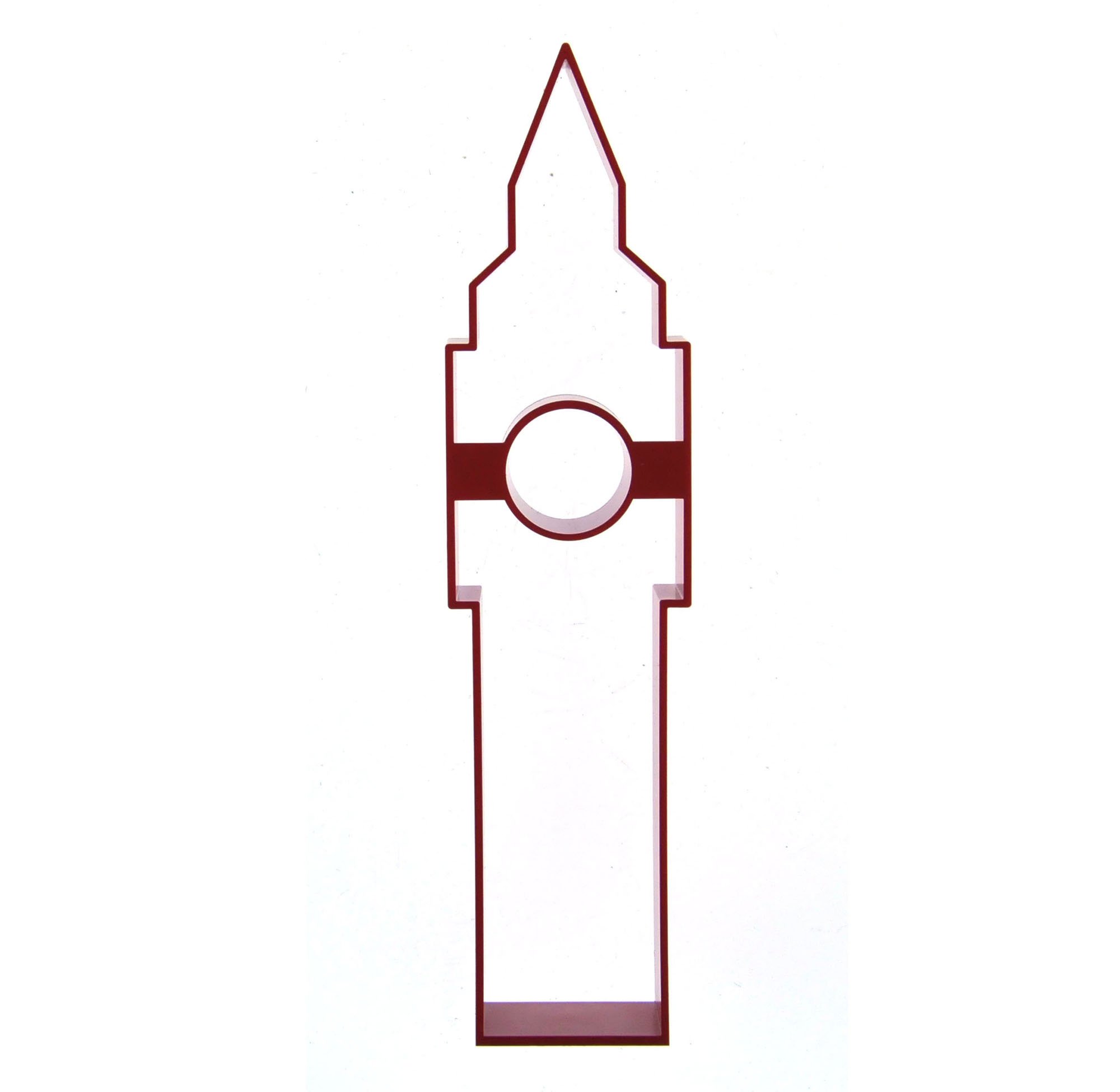 Big Ben Souvenir & Cookie Cutter Red