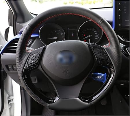 Amazon 適当な車のタイプ18 19 C Hr Chr Diy手縫いの牛革車のハンドルカバー ハンドルカバー 車 バイク