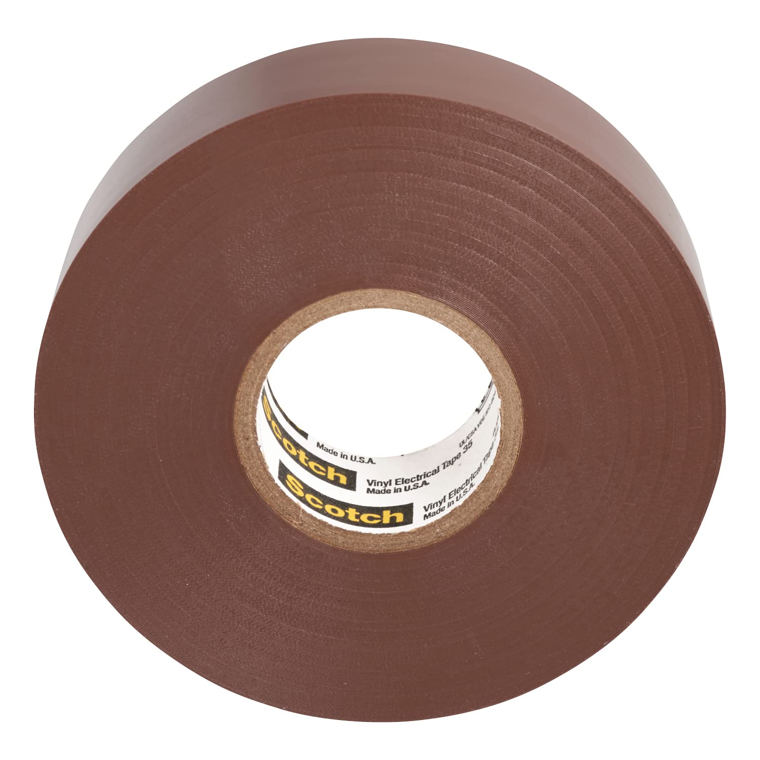 Scotch© 35 Vinyl Electrical Tape Brown 19 mm x 20 m