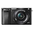 Sony Alpha a6000 Mirrorless Digital Camera 24.3MP SLR Camera with 3.0-Inch LCD (Black) w/16-50mm Power Zoom Lens
