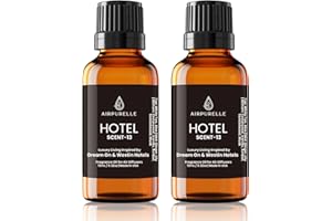 AirPurelle Luxury Diffuser Oil – Crisp White Tea, Lily & Warm Sandalwood Aromatherapy Premium Fragrance Oil for Ultrasonic and Waterless Diffusers 2‑Pack (2 × 0.34 fl oz)-“Dream On”Scent