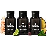 AromaPlan The 3 Bestsellers Clean Collection: CleanHouse, Clean Laundry and Clean Breeze -Gift Set-Luxury Aroma & Hotel Fragrance Diffuser Oil-USA Made (3 Pack/ 1.7 fl.oz (50 ml) / Bottle