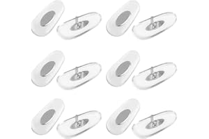 HILEEN 6 Pairs Replacement Nose Pads Nose Pieces for Ray-Ban Aviator RB3025 | RB3026 | RB3030 | RB3211 | RB3362 Sunglasses