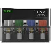 SUNLU Filament Dryer, AMS Heater, Compatible with Bambu Lab AMS 1.0, Enables Drying While Printing, Drying evenly &amp; 70℃ Fast Heating, 4-roll Capacity (AMS Not Included)