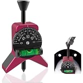Magnetic Pipe Center Finder Tool, Y-Shape Pipefitter Gauge with Adjustable Dial Bubble Protractor, Fits 1-1/2" to 6" Pipes, 2.75" Centering Head for Accurate Pipe Layout