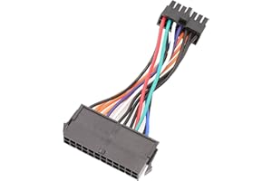 10CM 24 Pin to 14 Pin Power Supply Cord Adapter Cable for for Laptop Power Adapter