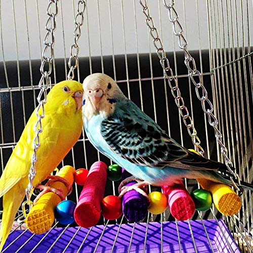 6 QUMY+Hanging+Hammock+Parakeets+Cockatiels
