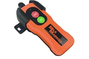 Mile Marker 7076 Plug & Play Wireless Remote - Adaptable to Any Electric Winch - Weatherproof Design - Shock Resistant Transmitter with LED Feedback - No Cutting or Splicing Required for Installation