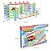 SZJJX Multi-Track Rail Car Building Block Railway Train Set Educational Kids DIY Assembly Toy with Race Track and Electric Car Five Orbits