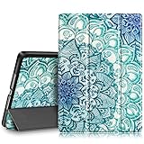Fintie iPad 9.7 2018/2017 Case - Lightweight Slim Shell Standing Cover with Auto Wake/Sleep Feature for Apple iPad 6th / 5th Gen 9.7 Inch Tablet, Emerald Illusions