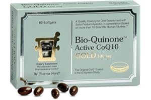 Pharma Nord Bio-Quinone Gold Coenzyme Q10 100mg | The Original CoQ10 | High Absorption, Backed by Research | Essential Antioxidant for Energy, Heart Health and Fertility Support* | 60 Softgels