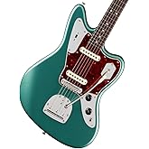 Fender American Professional Classic Jaguar Electric Guitar - Faded Sherwood Green Metallic