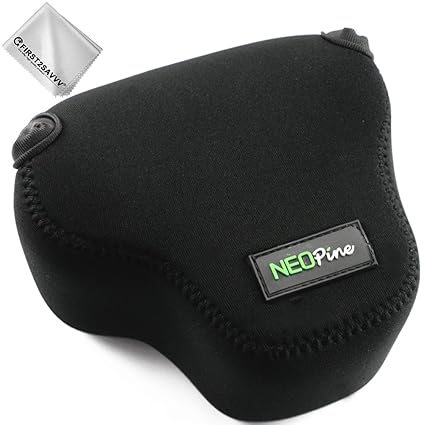 Negro Funda Cámara Reflex Neopreno Protectora para Olympus OM-D ...