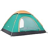 Ubon 2-3 Person Pop up Tent 3 Seconds Instant Tent Lightweight Automatic Portable Tent Backpacking Tent Water Repellent Sun Shelter for Outdoor Indoor Family Camping Picnic Beach