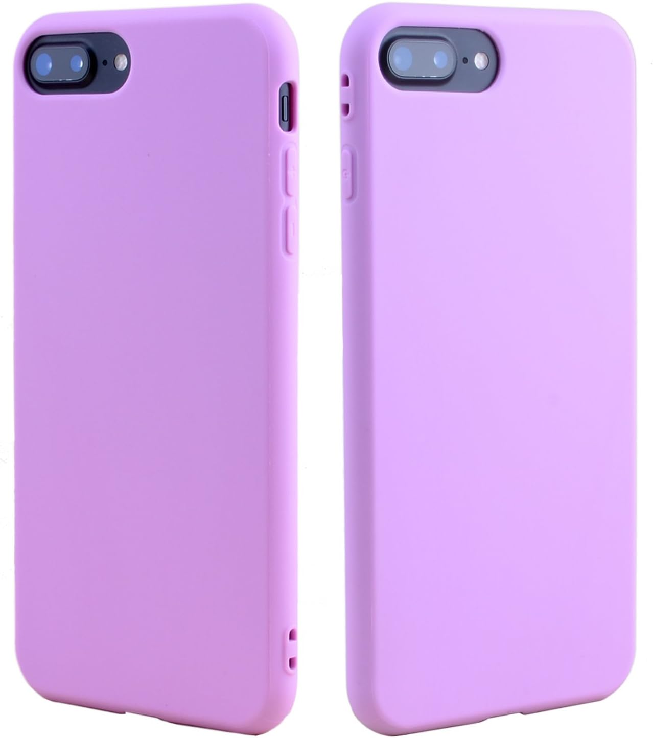 Beatuiphone Case Compatible for iPhone 7/8 Plus Soft TPU Slim Fit Anti-Scratch Shockproof Gel Skin Frosted Full Body Protective (7P/8P,A)