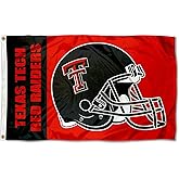 Texas Tech Large Football Helmet 3x5 College Flag