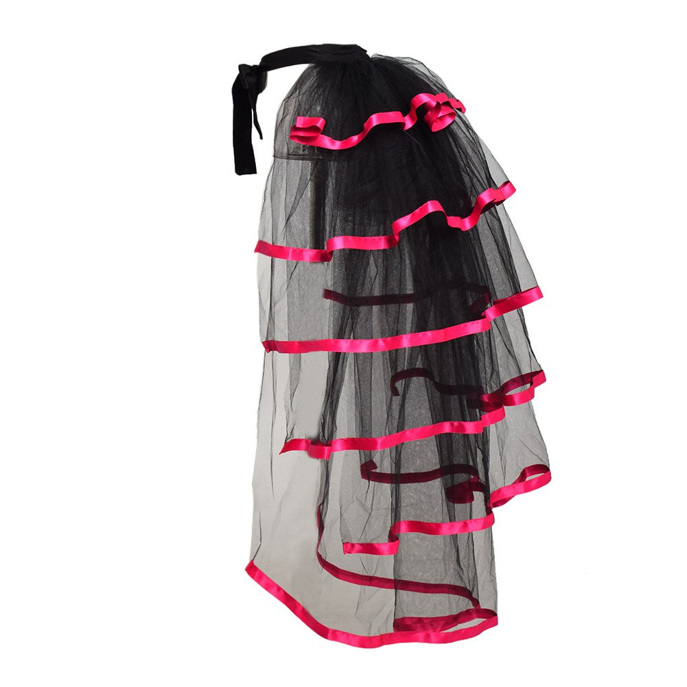 GRACEART Victorian Steampunk Tulle Bustle Vintage Tutu Belt Lace Underskirt Neo-gothic Costume