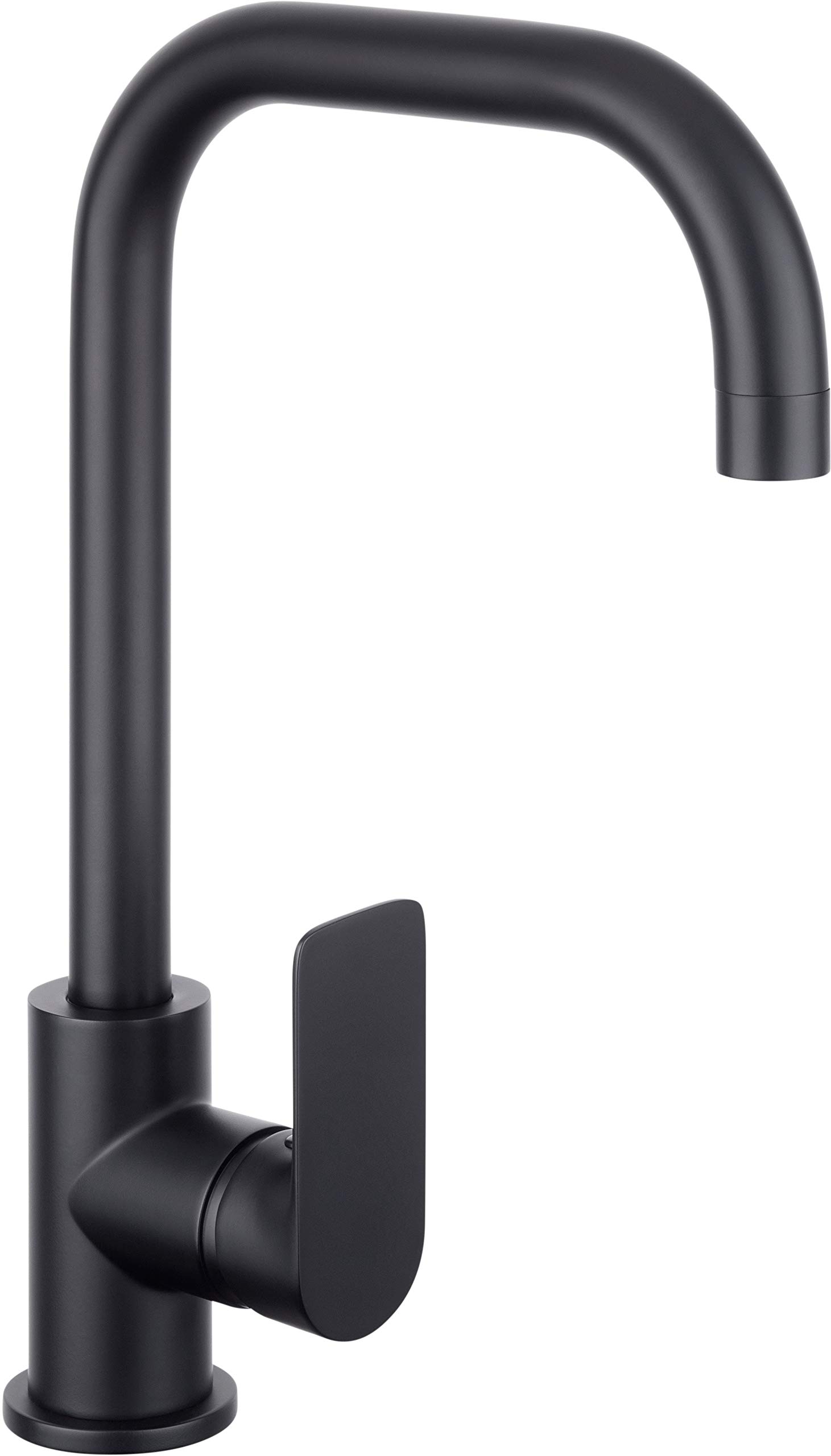 Cornat Noir Single Lever and Thermostatic Mixer Tap Black Edition Robust Die-Cast Body Matt Black/Single Lever Mixer/Shower/Washbasin Fitting, NERS5